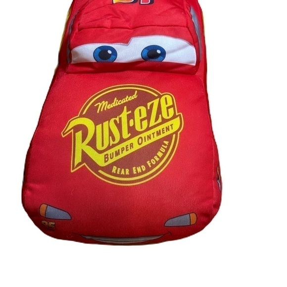 Disney Lightning McQueen Plush Car Stuffed Animal Kids Toy Red Large Race Store - Picture 5 of 6